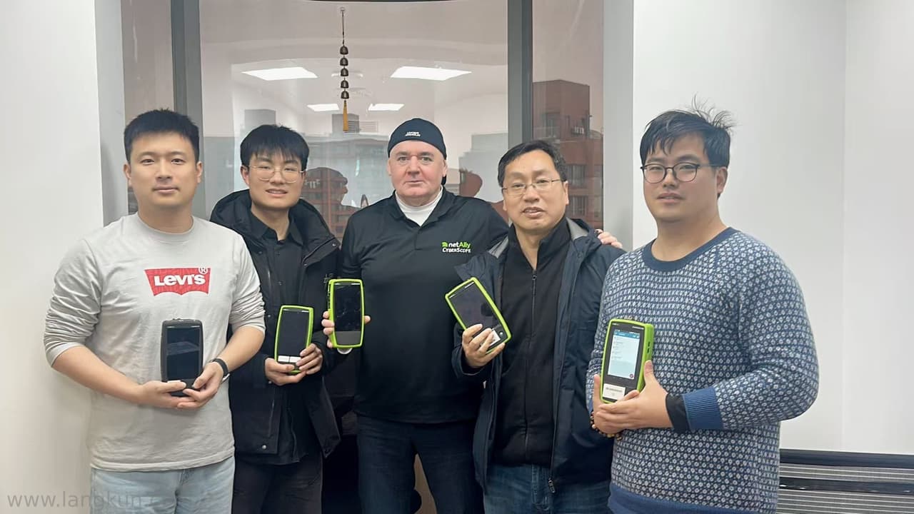 NetAlly 海外技术专家赴朗坤开展无线勘测产品专项培训