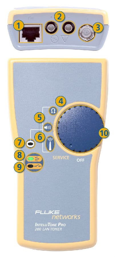 FLUKE IntelliTone Pro 200 LAN 图解使用说明
